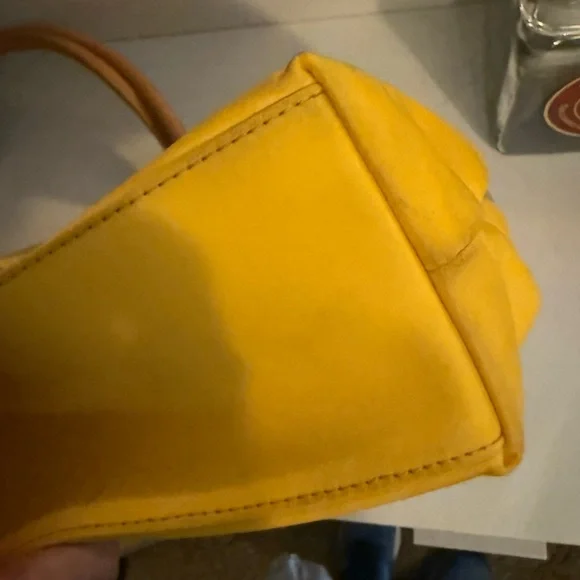 Tory Burch Tan and Yellow Tote Bag - Picture 9 of 10